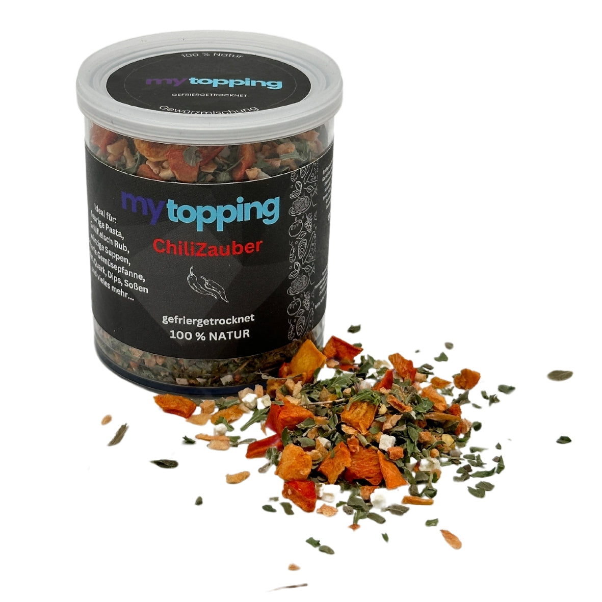ChiliZauber, gefriergetrocknete "Chili" Gewürzmischung 100% Natur